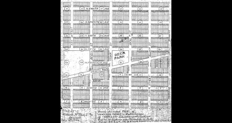 New Town Tract, 1903