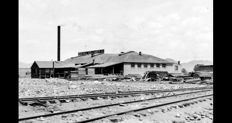 Reno Mill and Lumber from tracks